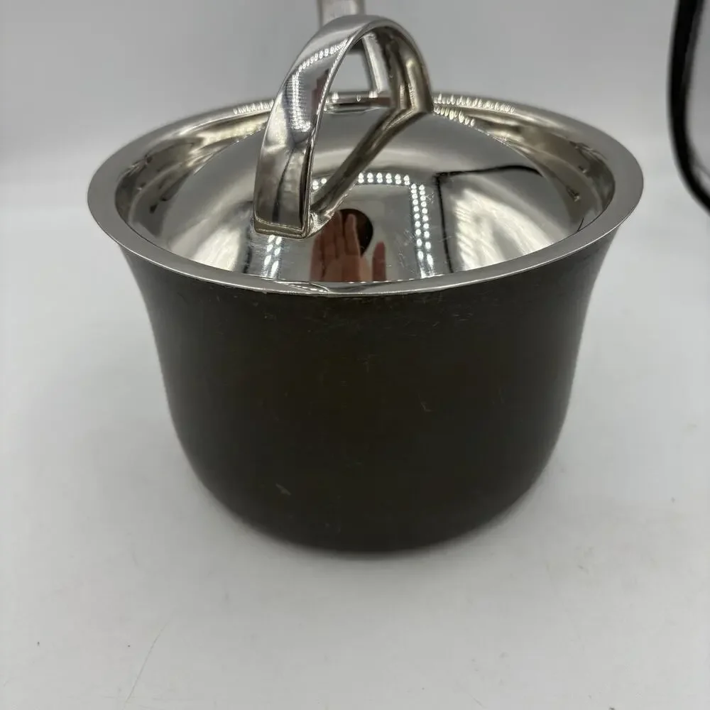 Kirkland Signature‎ 2 Qt Covered Saucepan Non-Stick with Lid READ